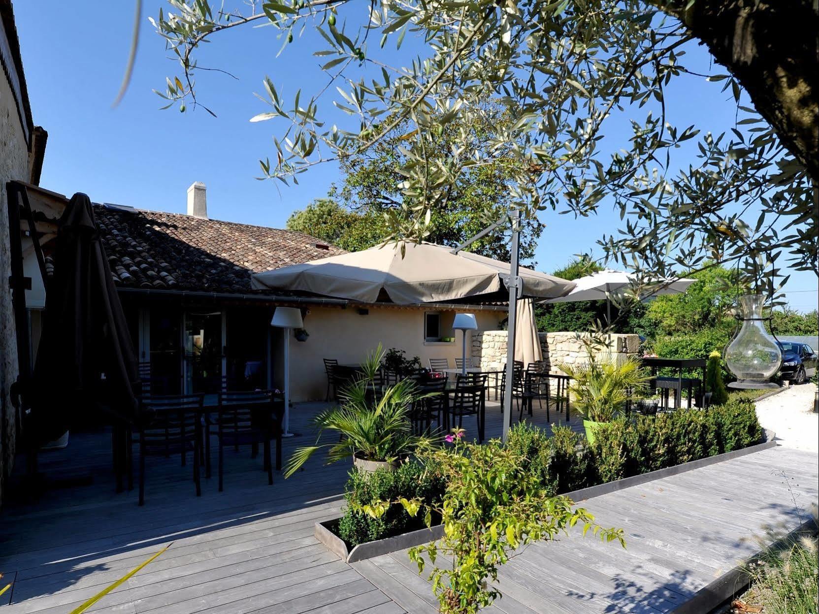 Hôtel Spa Restaurant l'Epicurial Saint-Pey-de-Castets Exterior foto